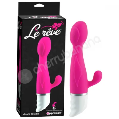 Le Reve Silicone Posables Pink Vibrator