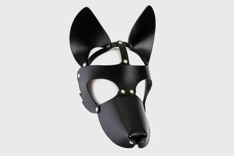 Basel Leather Puppy Play Fetish Mask by Liberator Leather