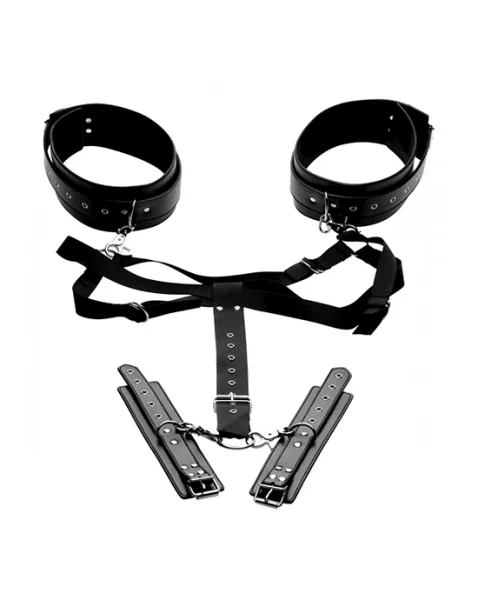Acquire Easy Access Thigh Harness with Wrist Cuffs