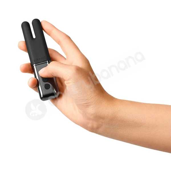 Le Wand Deux Black Chrome 15 Function Vibrating Stimulator