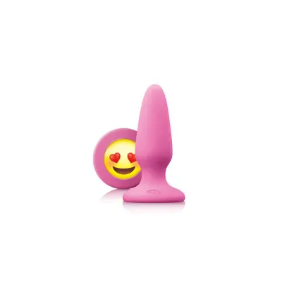 Ns Novelties Mojis Ily Medium Plug Pink Medium