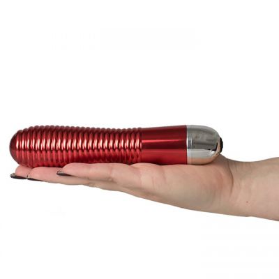 Hot Hardware Metalhead Red Stainless Steel 20 Function Vibrator