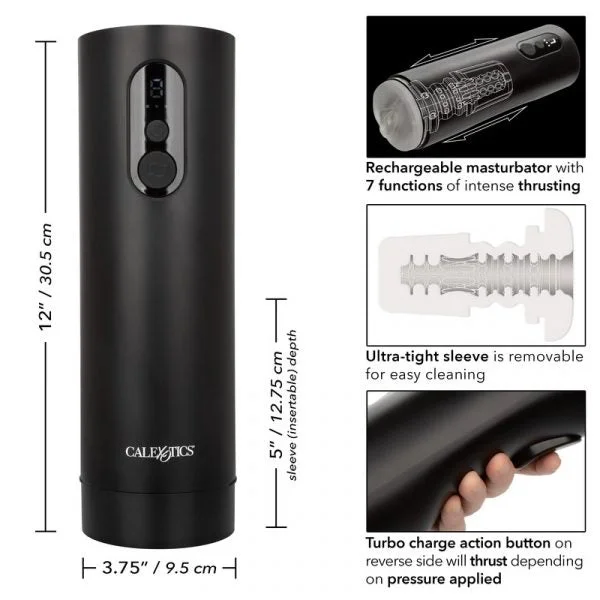 Bionic Thrusting Rechargeable Penis Masturbator By CalExotics