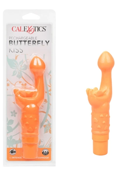 California Exotic Butterfly Kiss 2.75" Mini Rabbit Vibrator with Fluttering Clitoral Teaser