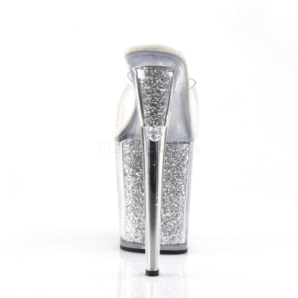8 inches Heel, 4 inches PF Slide W/Glitter Filled Bottom — image 4 of 12