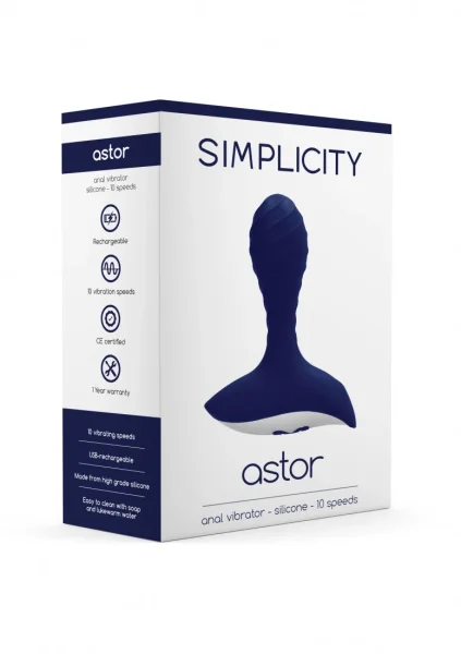 ASTOR Anal Vibrator (Blue)
