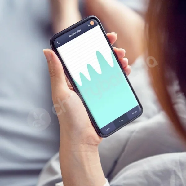 Love Distance Span Teal App Controlled Clit Vibrator With Black Panties