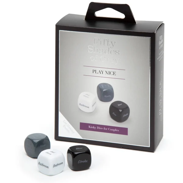 Fifty Shades of Grey - Play Nice - Kinky Dice for Couples