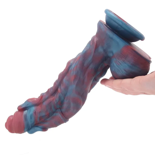 Hydra Sea Monster 10" Silicone Suction Cup Dildo With Balls By Creature Cocks