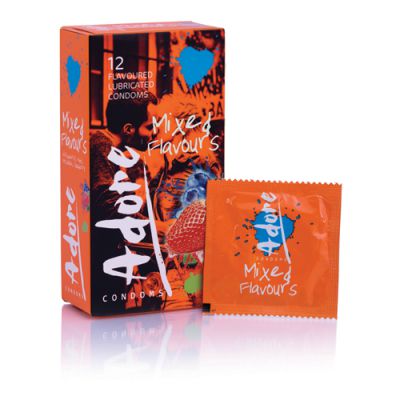 Adore Flavours Condoms 12 Condoms