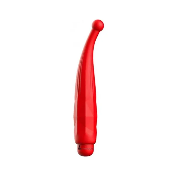 Bullets & Discreet: Luminous Lyra Abs Bullet With Silicone Sleeve 10 Speeds Red