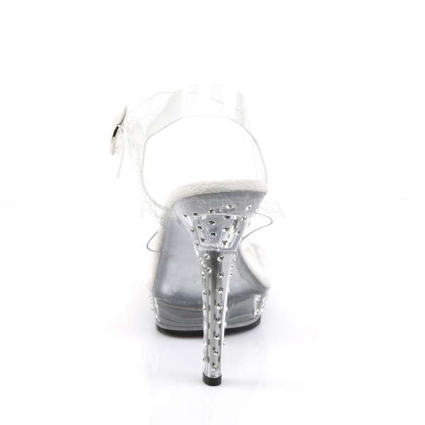 LIP-108SDT - 5" Heel, 3/4" Rhinestone Studded PF Ankle Strap Sandal — image 4 of 4