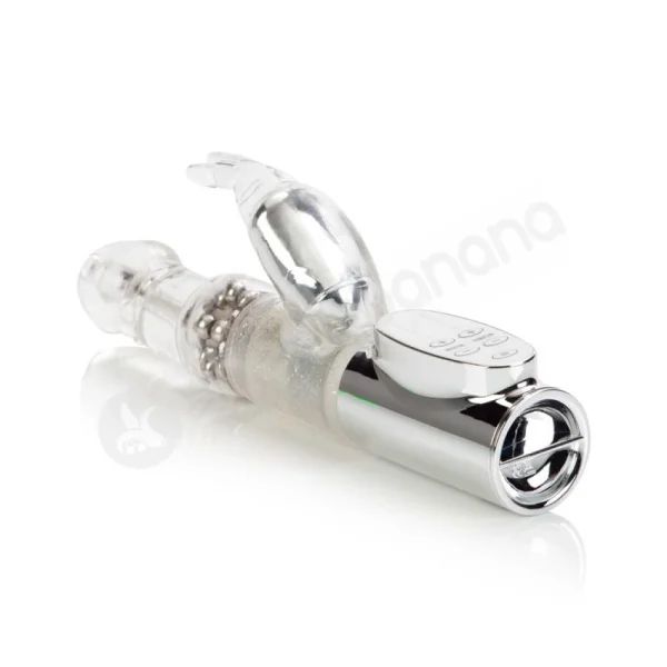 Clear Platinum Collection Intermediate Jack Rabbit Vibrator