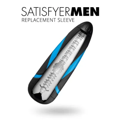 Satisfyer Men Realistic Replacement Sleeve Tri Delights