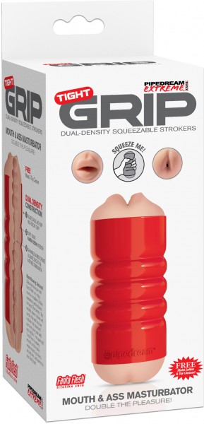 Tight Grip Mouth + Ass Stroker