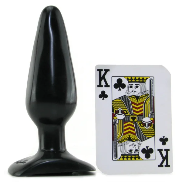 Classic Smooth Butt Plug Medium Black