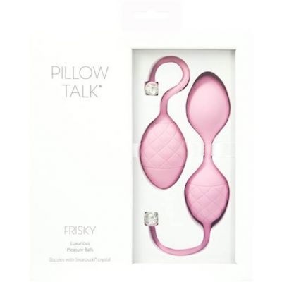 Frisky Pleasure Balls Pink 8 Inch