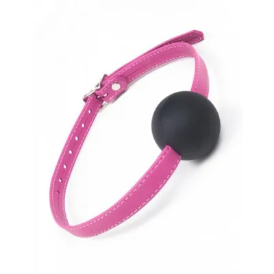 Joanna Angel Ball Gag Small Pink Black O S
