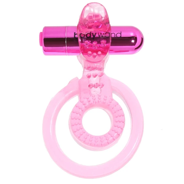 BodyWand Rechargeable Duo Tickler Ring in Pink — image 6 of 6
