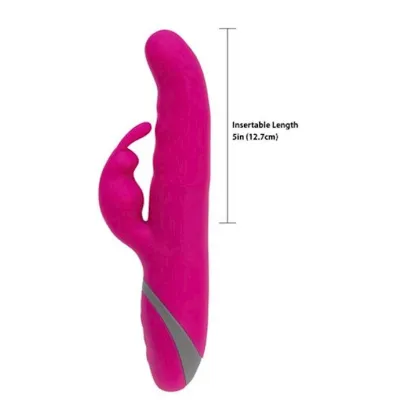 The Cha cha Rabbit Vibrator Pink 9 2 Inch