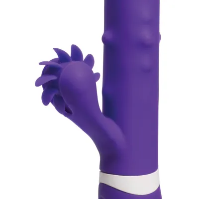 Doc Johnson iVibe Select iRoll 9 5 Beaded Rabbit Vibrator with Rotating Tongues