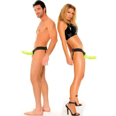 Fetish Fantasy Hollow Strap On 6 5 Inch Glow In Dark