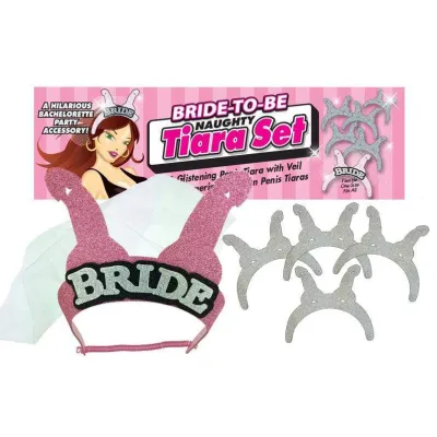 Bride to Be Naughty Tiara Set