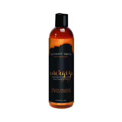 Intimate Earth Energize Massage Oil 4oz