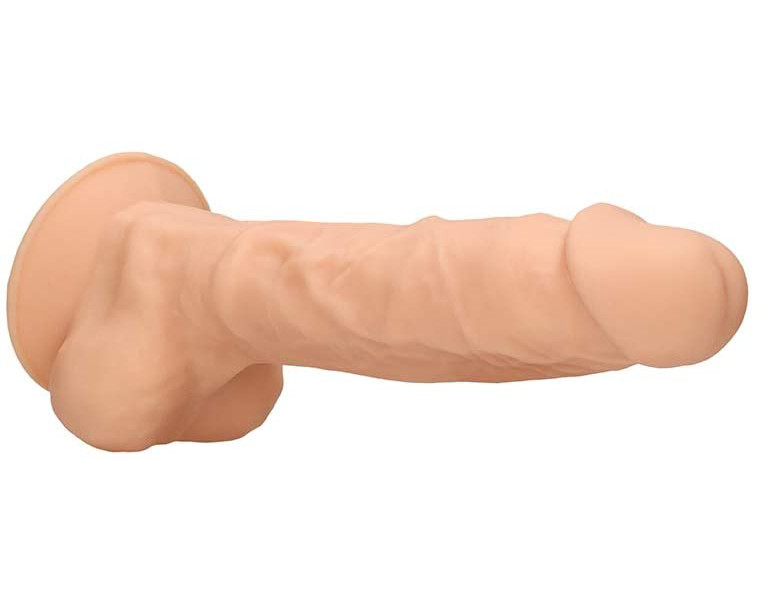 RealRock 9" Silicone Dildo with Balls