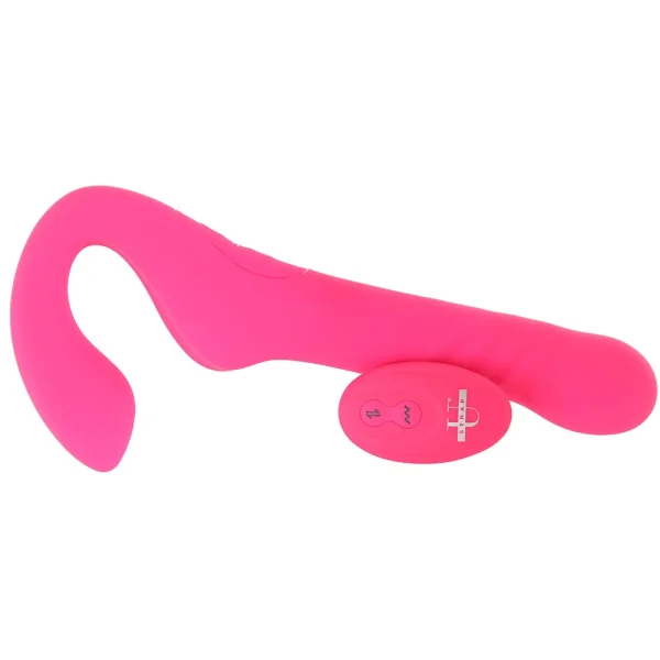 Wireless Mighty-Thrust Strapless Strap-On with Remote Control