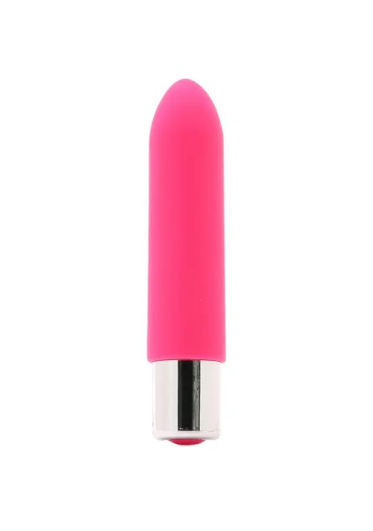 BAM MINI Rechargeable Bullet Silicone Vibrator by VeDO - Pink