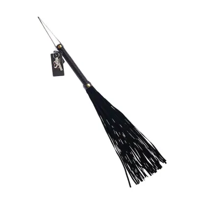 Bound X Suede Flogger With Cord Handle