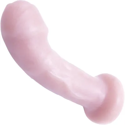 Dulce Uncut Dual Density Silicone Dildo By Uberrime Vanilla