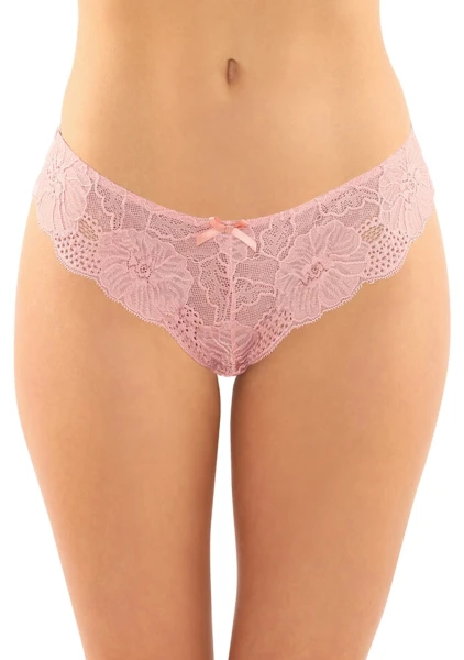 Bottoms Up Poppy Red Crotchless Panty by Fantasy Lingerie - S/M