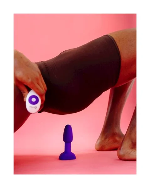 B-vibe Usb Rechargeable Petite Rimming Plug - Purple - 4.9 Inch