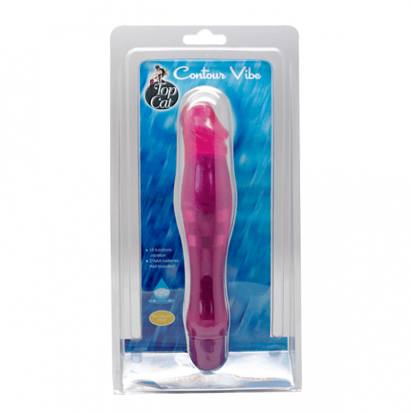 8.5" Contoured Penis Vibrator