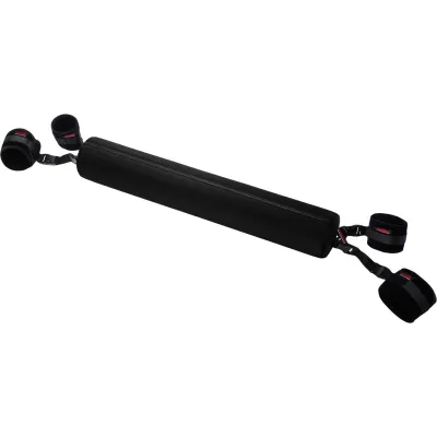 Liberator Black Label Talea Spreader Bar With Cuff Kit Vinyl Black