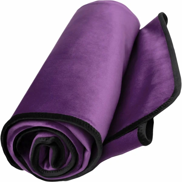 Fascinator King Size Lush Throw Moisture-Proof Sensual Blanket - Velvish Plum 76" x 80"