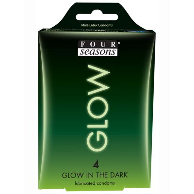 Glowing Condoms x4