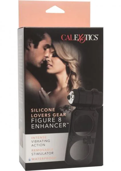 Silicone Lovers Gear Figure 8 Enhancer (Black)