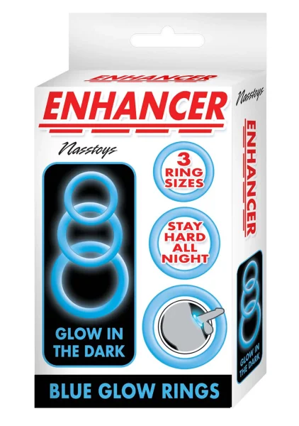 Enhancers Glow In The Dark Cock Ring Set