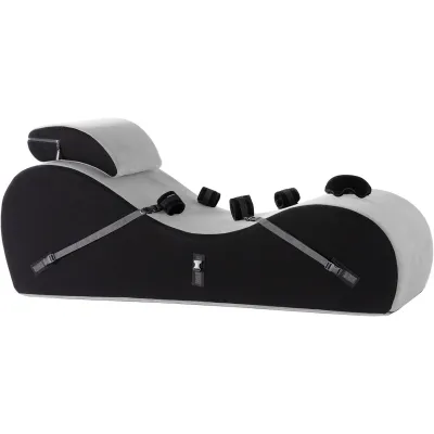 Liberator Lyza Lounger Valkyrie Edition With Microfiber Cuff Kit Grey