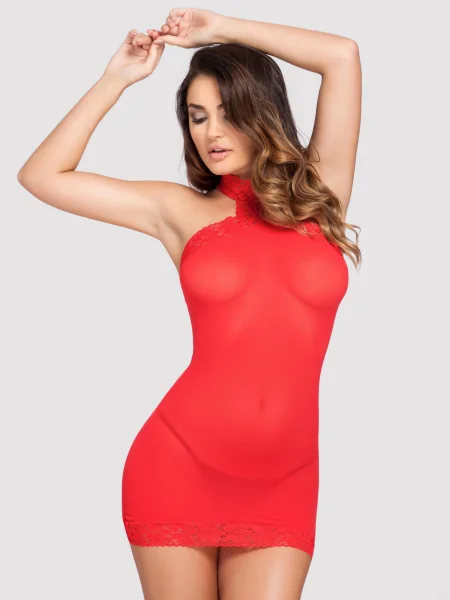 Lovehoney Red Halterneck Mini Dress