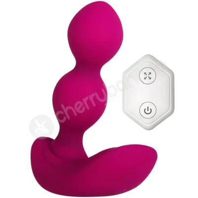 Zero Tolerance Bubble Butt Pink Inflatable Vibrating Butt Plug With Remote