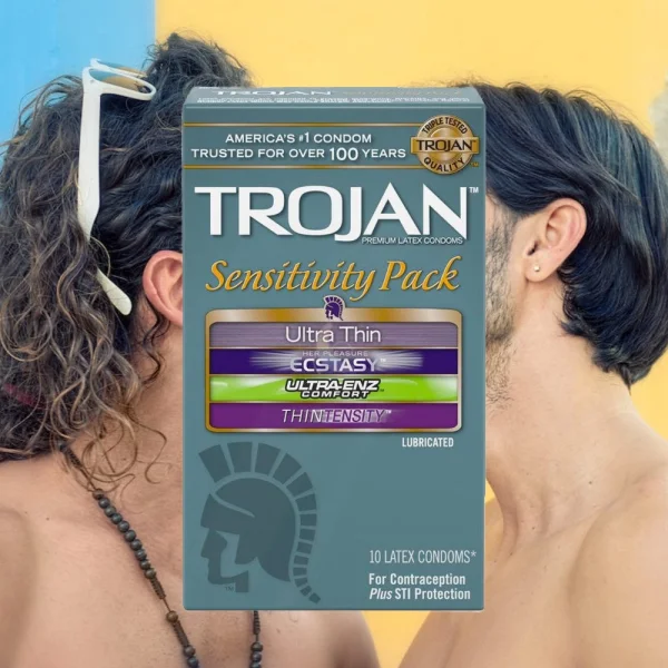 Trojan Sensitivity Variety Pack of Condom (4 Types of Condoms)