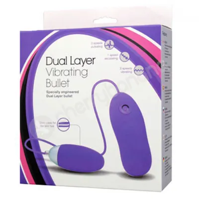 Purple Dual Layer Vibrating Bullet