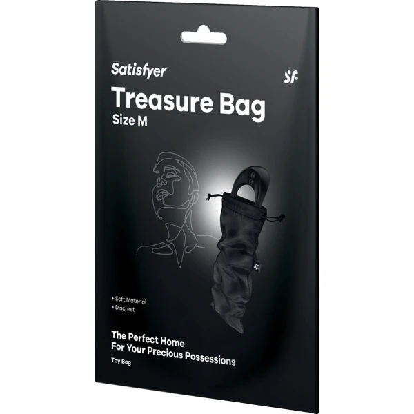 Satisfyer Treasure Toy Bag Medium - Black