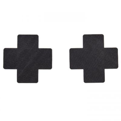 Bondara Black Cross Nipple Pasties