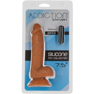 Addiction 100 Silicone Steven 7 5in Caramel