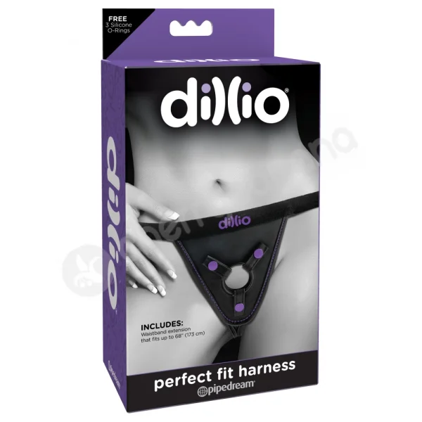 Dillio Black/Purple Perfect Fit Harness